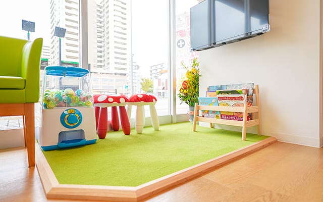キッズスペースを完備しています